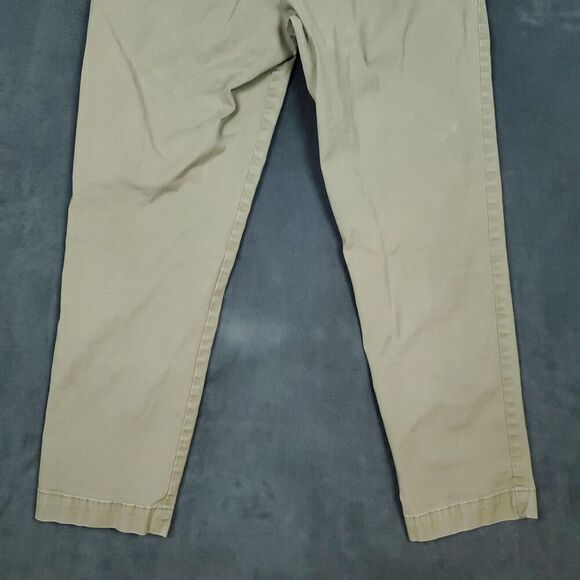 Banana Republic Pants Mens 35x27 Khaki Mason Chino Straight Fit Casual Fall 18 - Picture 16 of 16